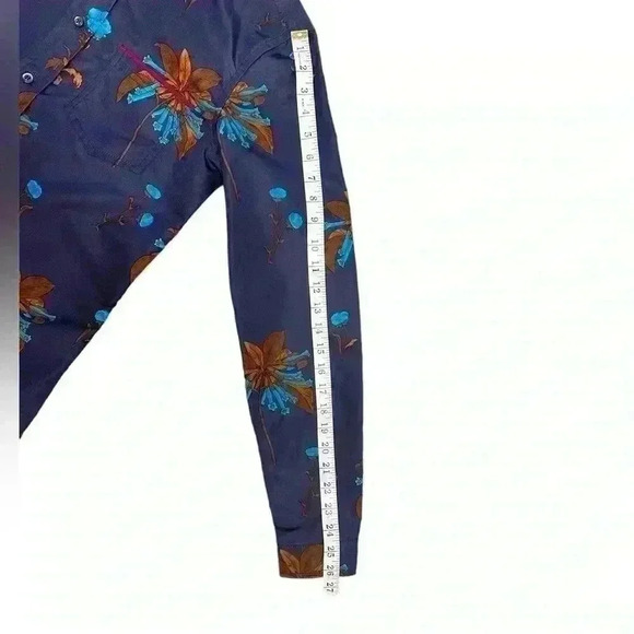 Prada Floral Silk /  Cotton Button-Down Shirt - Picture 12 of 12